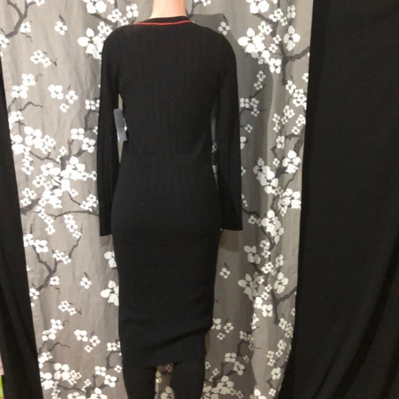 NWT JUICY COUTURE Black Duster Sweater Coat Jacket - Picture 7 of 8